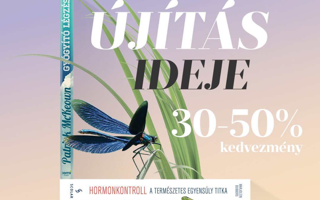 Libri: Az újítás ideje – 30-50% kedvezmény!