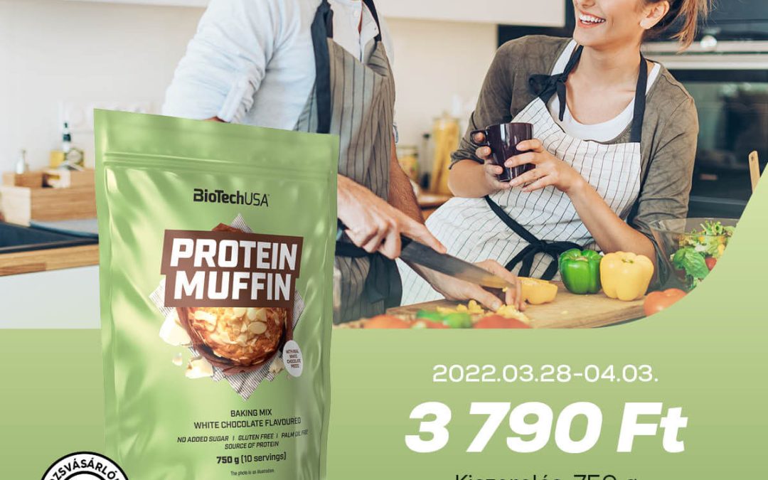 Bio TechUSA Protein Muffin alapport hidrolizált fehérjével