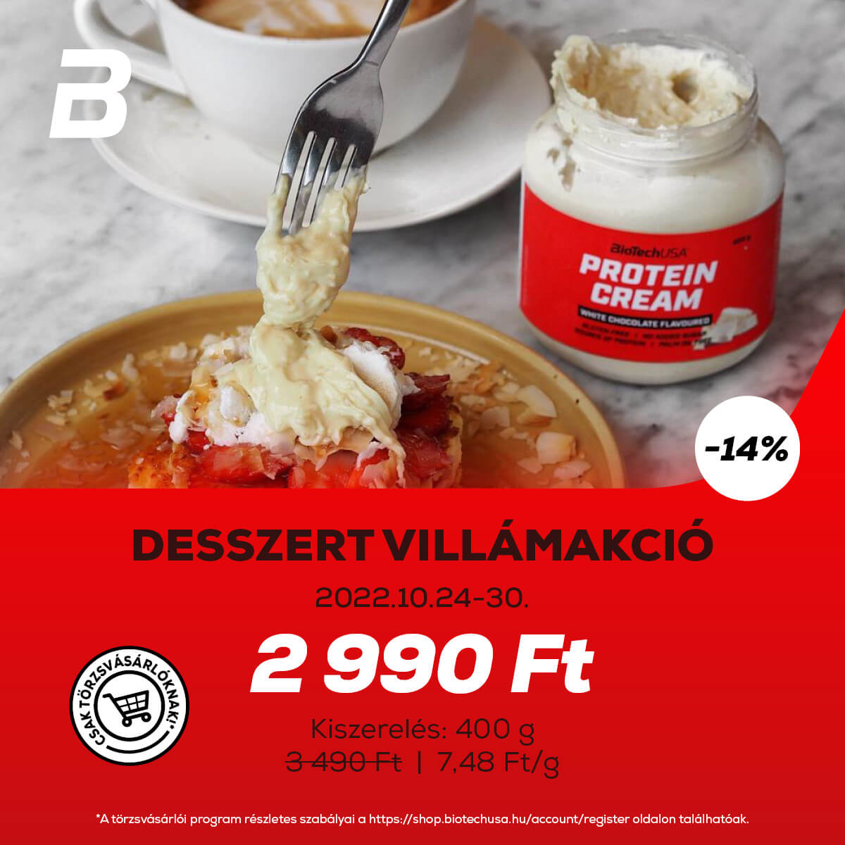 BioTechUSA Protein Cream Gy r Plaza