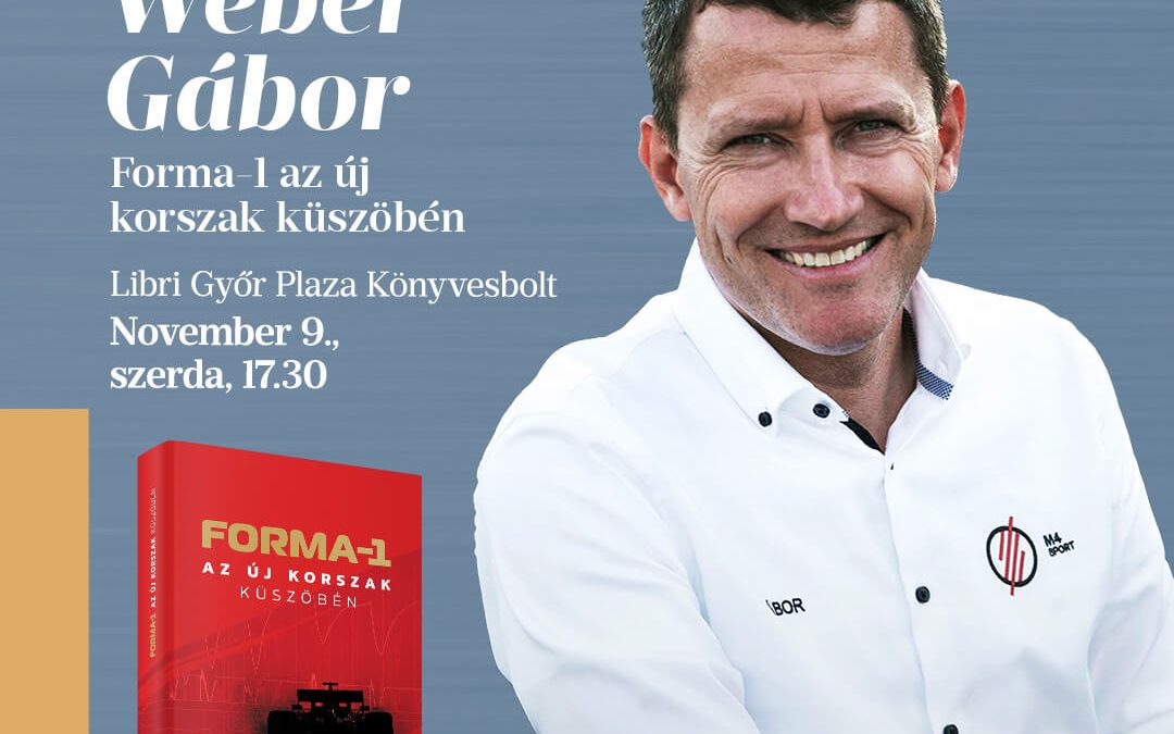 Dedikálás a Libri Győr Plaza Könyvesboltban: Wéber Gábor