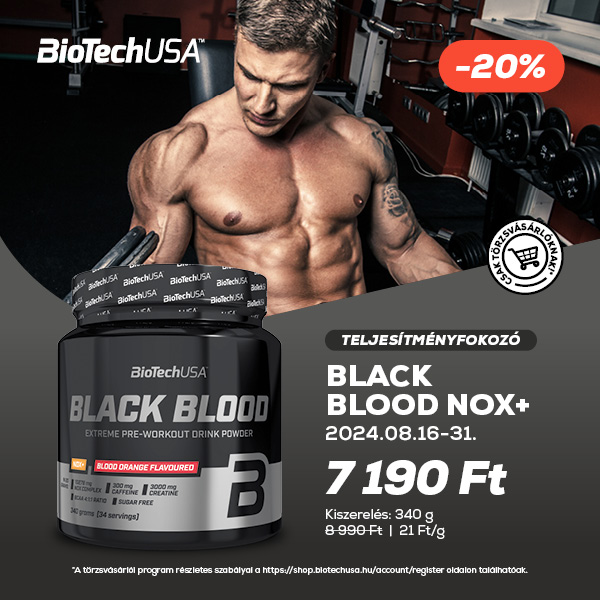 BioTechUSA: Black Blood Nox+ akció