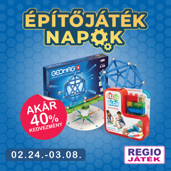 REGIO Játék: Akár 40% kedvezmény