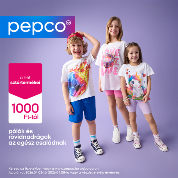 Pepco: Áprilisi promóció