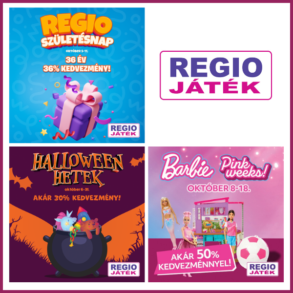 REGIO Játék: Októberi akciók