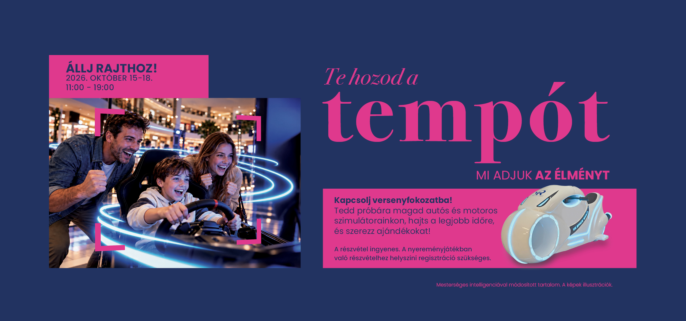 Te hozod a tempót, mi adjuk az élményt – Győr Plaza